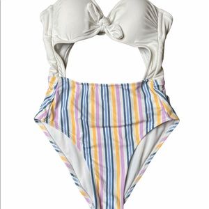 Xhiliration One piece bathing suit